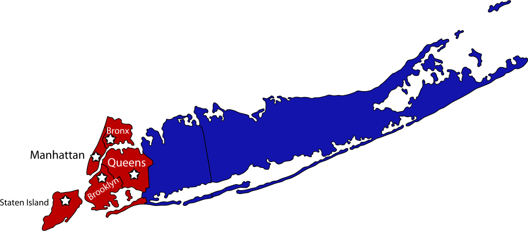 New York map